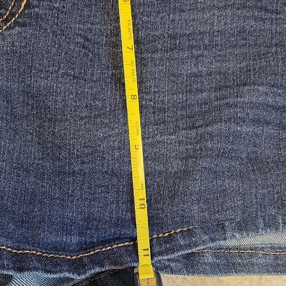Blue Spice Jean Shorts Classic Blue Cut-Offs Size 13/14 - Picture 4 of 9